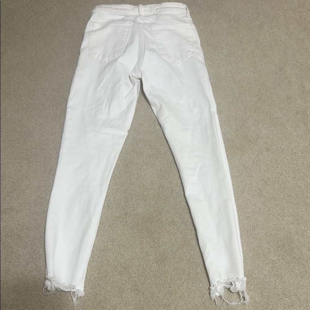 Abercrombie & Fitch White Skinny Jeans - Picture 4 of 4